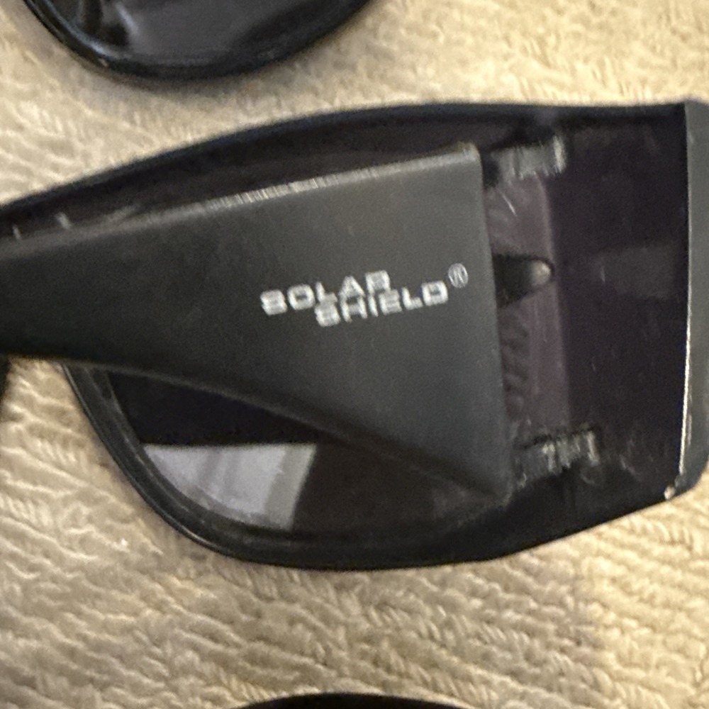 Lot of 8 SOLAR SHIELDS BLACK WRAP FIT OVERS EYE PROTECTION-All 8 pairs included - Picture 11 of 12